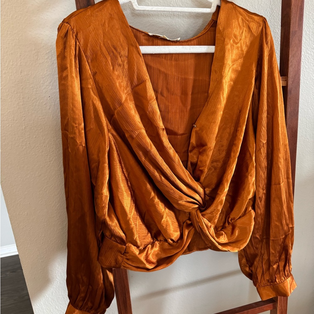Burnt Orange Women's Top